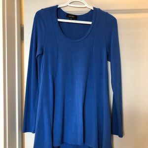 Karen Kane royal blue tunic top